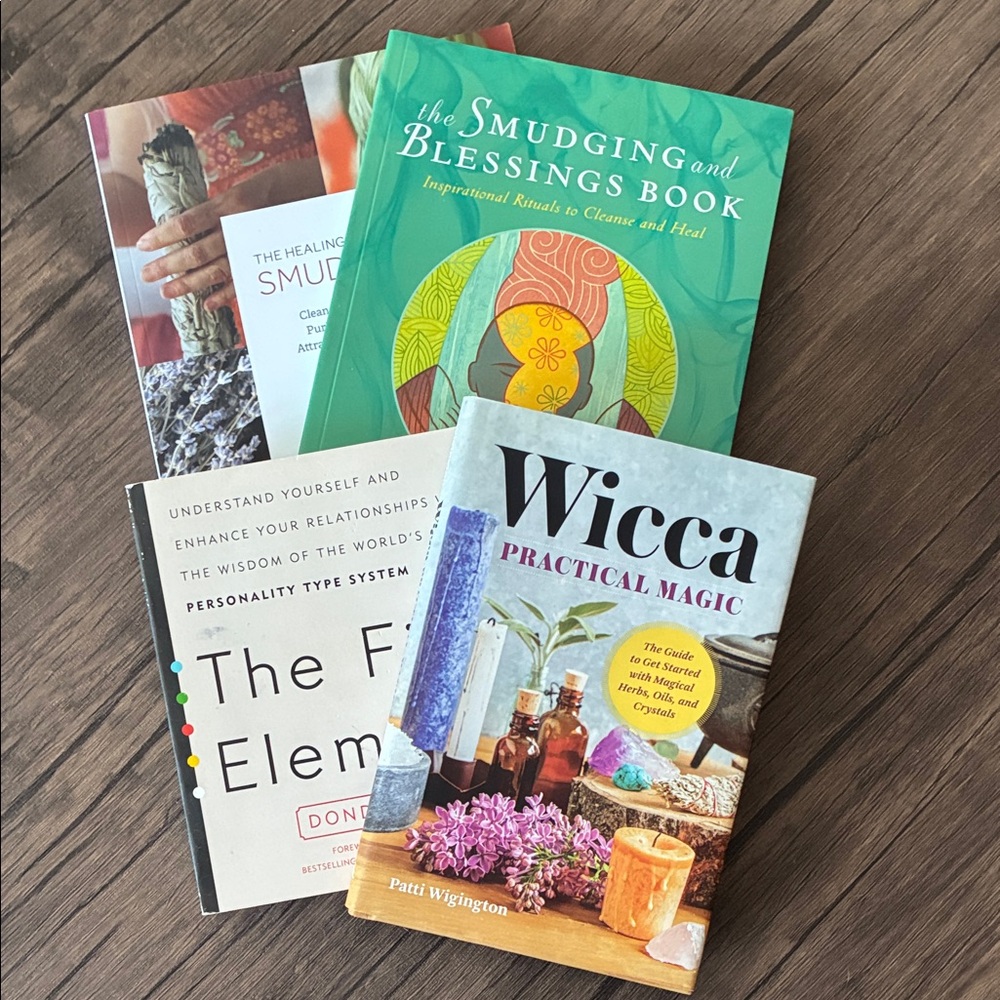 Wicca, Smudging and Blessings Book Set